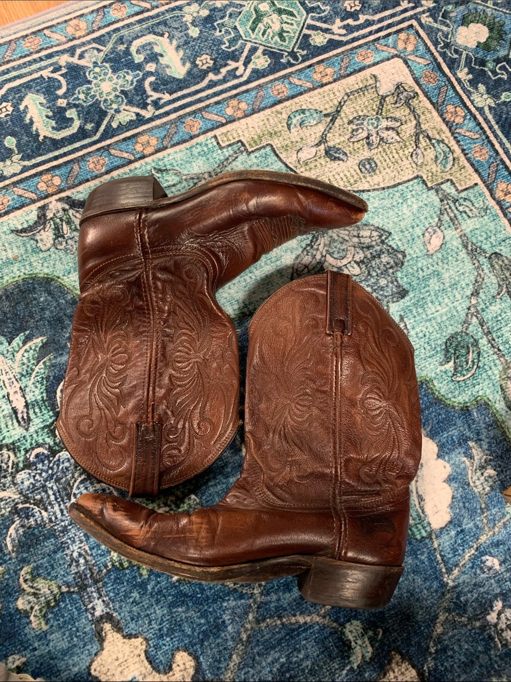 Dan Post vintage cowboy boots 8.5 Nashville country